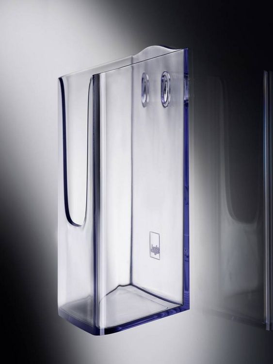 Produktbild: SIGEL Wandprospekthalter acrylic mit 1 Fach, A5 hoch 170 x 155 x 55 mm
