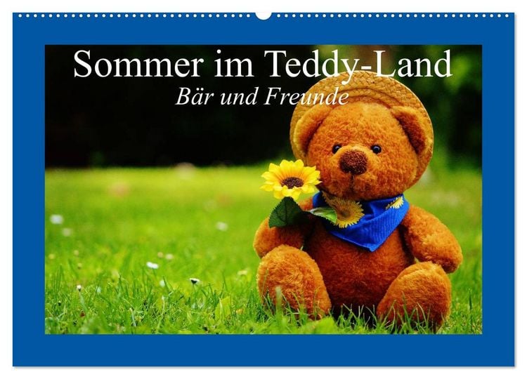 Produktbild: Sommer im Teddy-Land. B&auml;r und Freunde (Wandkalender 2026 DIN A2 quer), CALVENDO Monatskalender