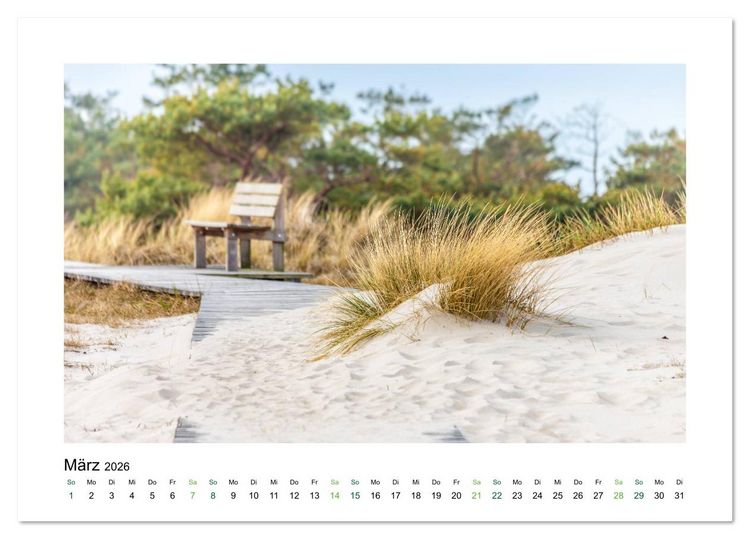 Produktbild: Stille Oasen (Tischkalender 2026 DIN A5 quer), CALVENDO Monatskalender
