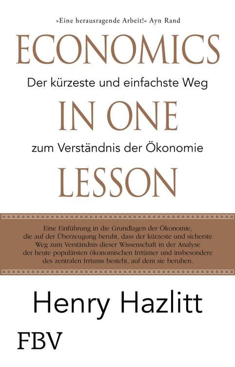 Produktbild: Economics in one Lesson