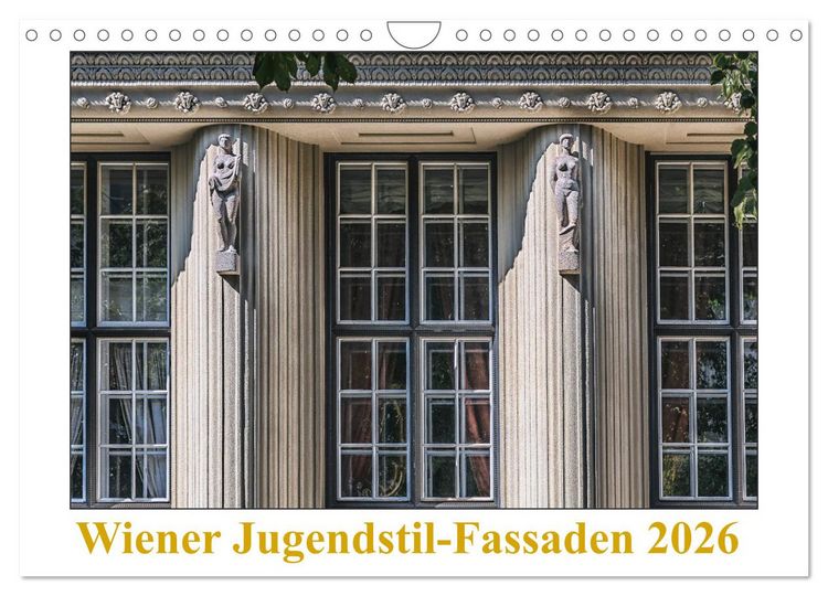Produktbild: Wiener Jugendstil-Fassaden (Wandkalender 2026 DIN A4 quer), CALVENDO Monatskalender