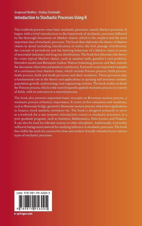 Produktbild: Introduction to Stochastic Processes Using R