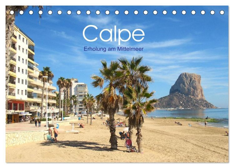 Produktbild: Calpe - Erholung am Mittelmeer (Tischkalender 2027 DIN A5 quer), CALVENDO Monatskalender