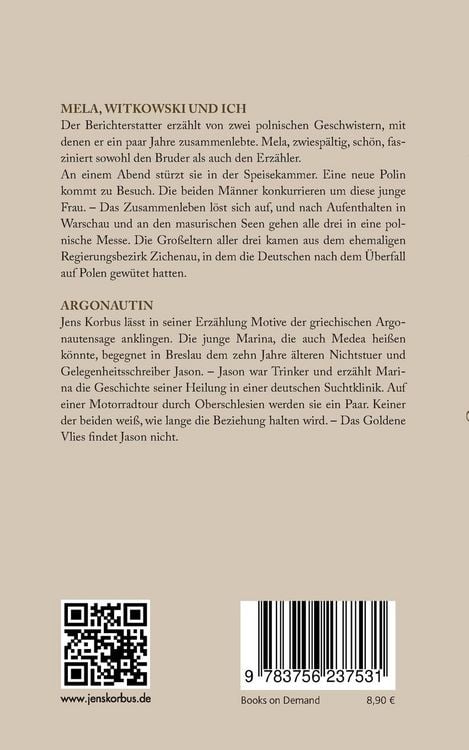 Produktbild: Mela, Witkowski und ich &middot; Argonautin