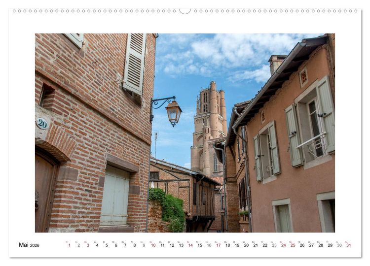 Produktbild: Okzitanien - Katharerland (Wandkalender 2026 DIN A2 quer), CALVENDO Monatskalender