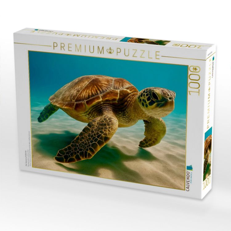 Produktbild: CALVENDO Puzzle Die Wasserschildkr&ouml;te | 1000 Teile Lege-Gr&ouml;&szlig;e 64x48cm Foto-Puzzle f&uuml;r gl&uuml;ckliche Stunden