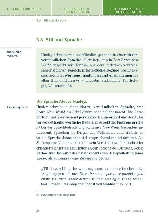 Brave New World - Schöne neue Welt von Aldous Huxley.