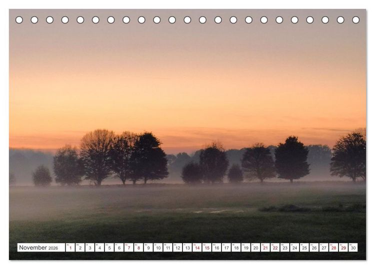 Produktbild: Die Niers im Jahreslauf (Tischkalender 2026 DIN A5 quer), CALVENDO Monatskalender