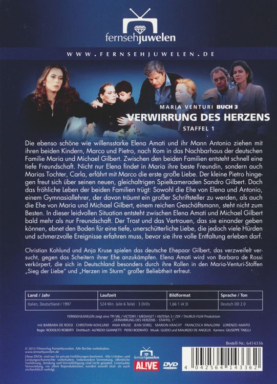 Produktbild: Verwirrung des Herzens - Staffel 1 [3DVDs]