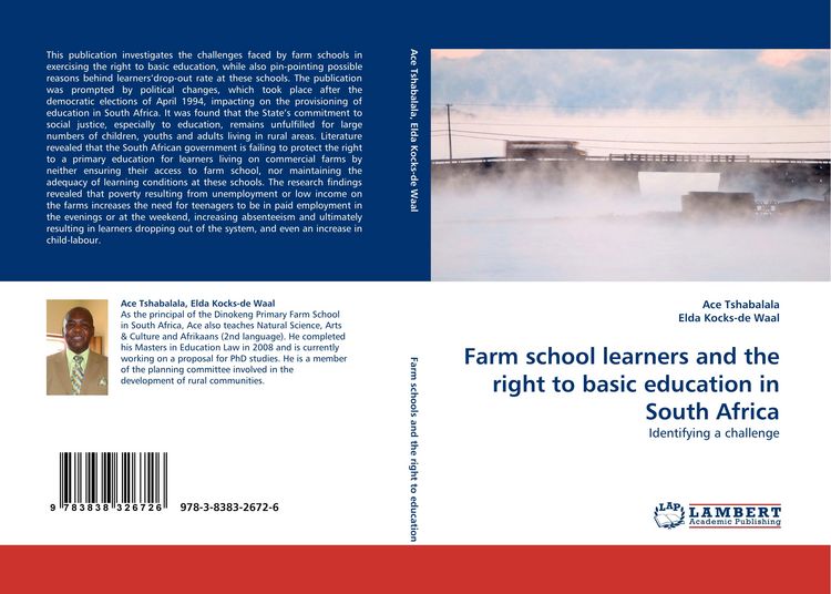 Produktbild: Farm school learners and the right to basic education in South Africa