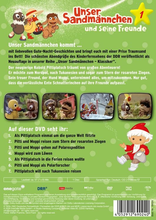 Produktbild: Unser Sandm&auml;nnchen und seine Freunde - Klassiker 1 (1959-1991)