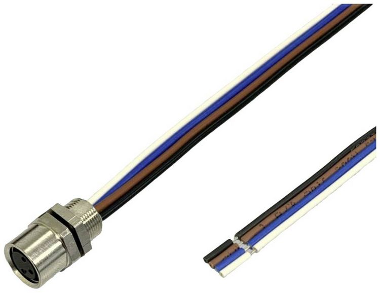 Produktbild: BKL Electronic 2701006 Sensor/Aktor Einbaubuchse M8 0.2m Polzahl Sensoren: 3 1St.