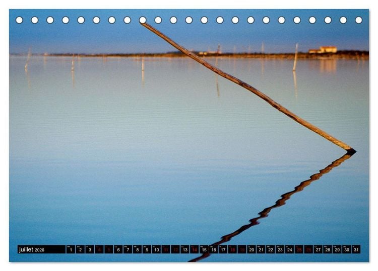 Produktbild: R&ecirc;veries en M&eacute;diterran&eacute;e (Calendrier de bureau 2026 DIN A5 vertical), CALVENDO calendrier mensuel