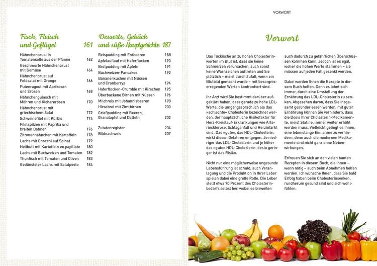 Produktbild: Richtige Ern&auml;hrung bei erh&ouml;htem Cholesterinspiegel