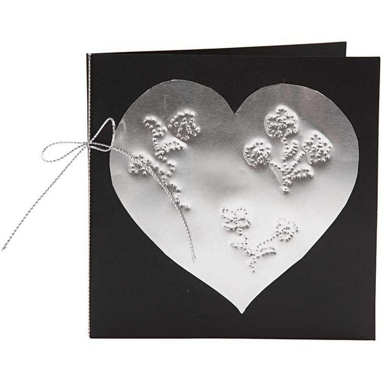 Produktbild: Creativ Company Pr&auml;gefolie, A5, Blatt 148x210 mm, Dicke 0,9 mm, Silber, 10 Stk