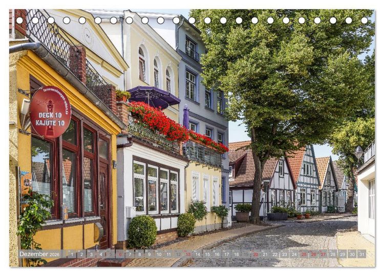 Produktbild: Rostock und Warnem&uuml;nde - Tor zur Welt (Tischkalender 2026 DIN A5 quer), CALVENDO Monatskalender