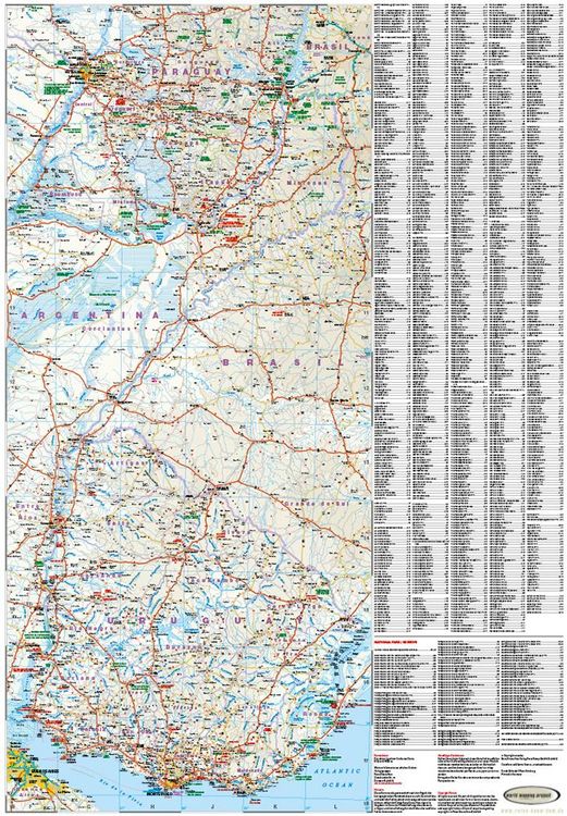 Produktbild: Reise Know-How Landkarte Uruguay, Paraguay (1:1.200.000)