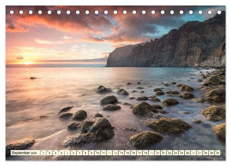 Produktbild: Teneriffa Entspannung Pur (Tischkalender 2026 DIN A5 quer), CALVENDO Monatskalender