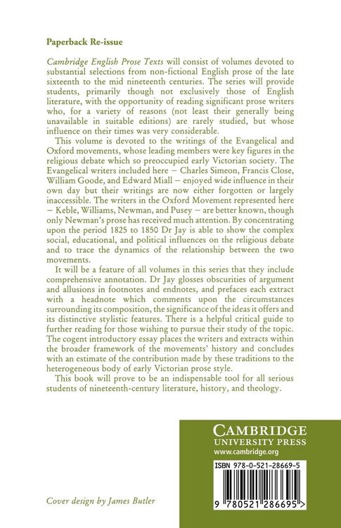 Produktbild: The Evangelical and Oxford Movements