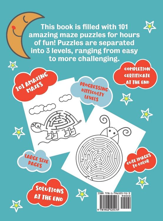 Produktbild: Maze Puzzle Book for Kids 4-8