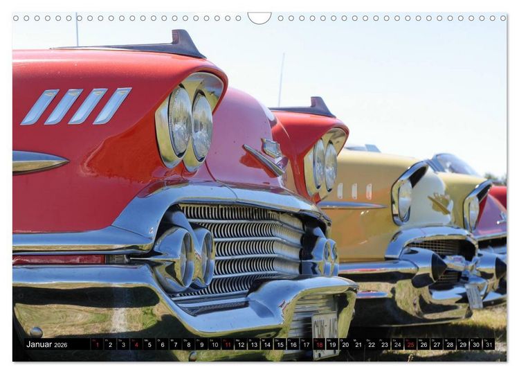 Produktbild: The art of mobility - american cars from the 50s & 60s (Part 2) (Wandkalender 2026 DIN A3 quer), CALVENDO Monatskalender