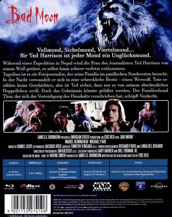 Produktbild: Bad Moon (uncut)