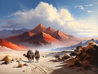 Produktbild: CALVENDO Puzzle In der W&uuml;ste | 1000 Teile Lege-Gr&ouml;&szlig;e 64x48cm Foto-Puzzle f&uuml;r gl&uuml;ckliche Stunden