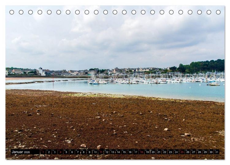 Produktbild: Traumhafte Bretagne (Tischkalender 2026 DIN A5 quer), CALVENDO Monatskalender