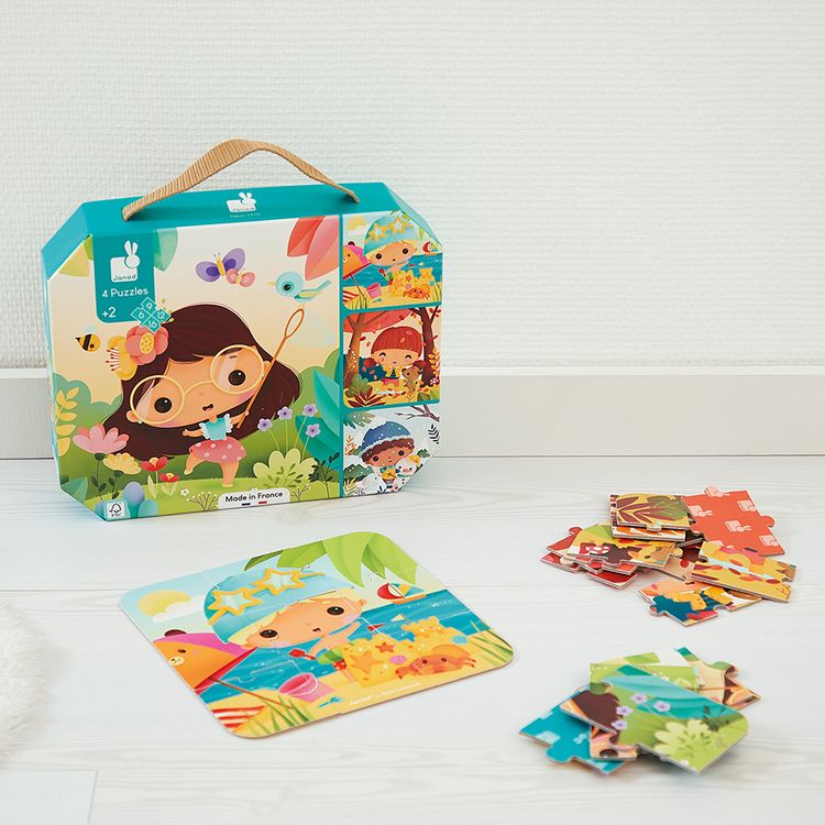 Produktbild: Jahreszeiten entdecken: 4 Lernpuzzles f&uuml;r Kinder ab 2 Jahren (6-9-12-16 Teile)