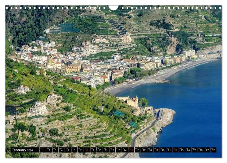 Produktbild: Amalfi Coast and Campania (Wall Calendar 2026 DIN A3 landscape), CALVENDO 12 Month Wall Calendar