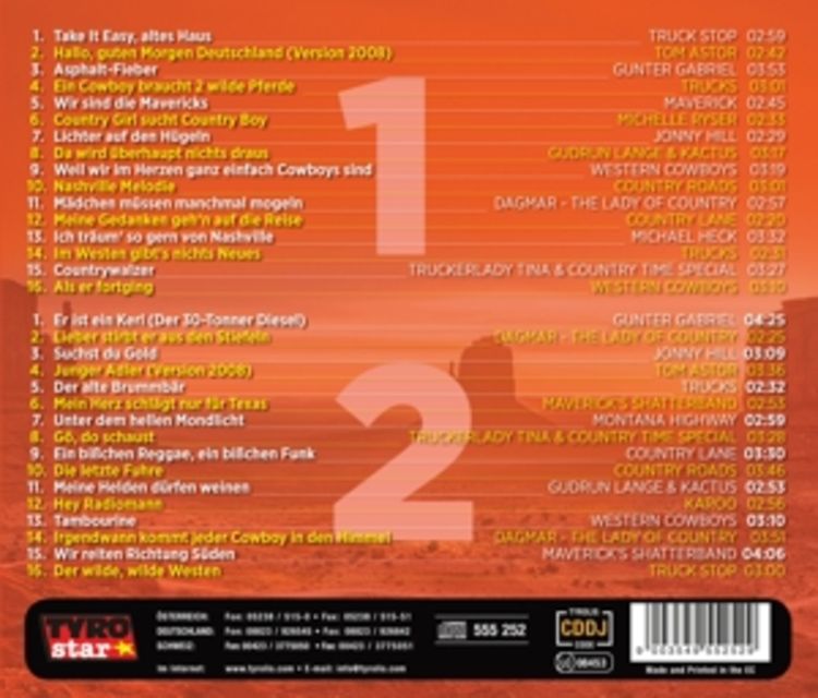Produktbild: 32 Deutsche Country & Trucker Hits