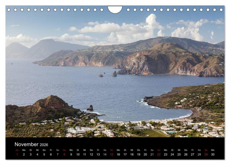 Produktbild: Liparische Inseln (Wandkalender 2026 DIN A4 quer), CALVENDO Monatskalender