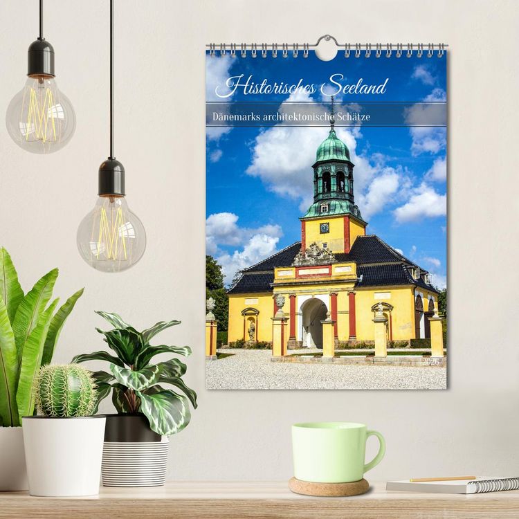 Produktbild: Historisches Seeland &ndash; D&auml;nemarks architektonische Sch&auml;tze (Wandkalender 2026 DIN A4 hoch), CALVENDO Monatskalender