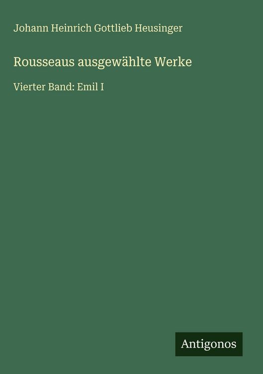 Produktbild: Rousseaus ausgew&auml;hlte Werke