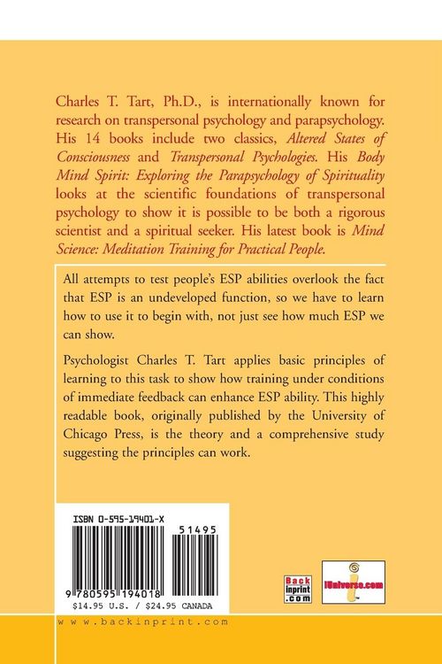 Produktbild: Learning to Use Extrasensory Perception