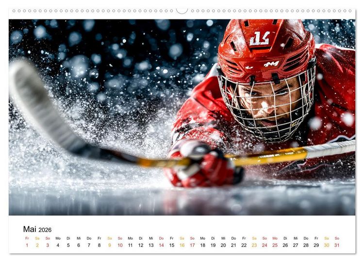 Produktbild: Kufen, Ski & Snowboard (hochwertiger Premium Wandkalender 2026 DIN A2 quer), Kunstdruck in Hochglanz