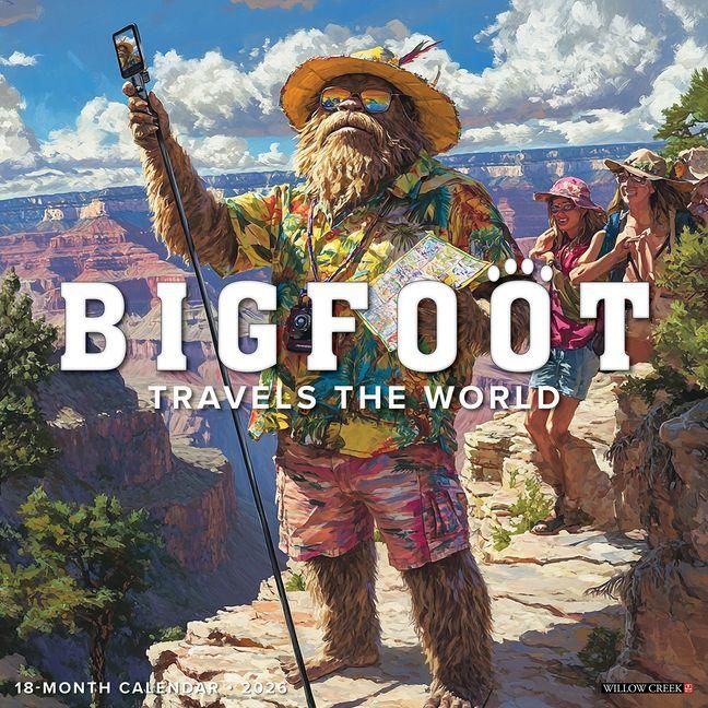 Produktbild: Bigfoot Travels the World 2026 Wall Calendar