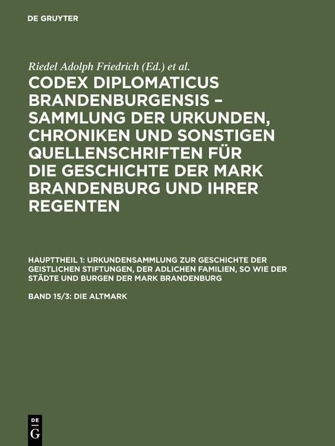 Produktbild: Die Altmark