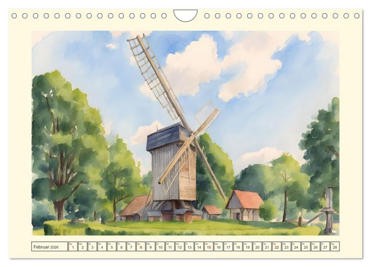 Produktbild: Liebenswerte Stadt M&uuml;nster (Wandkalender 2026 DIN A4 quer), CALVENDO Monatskalender