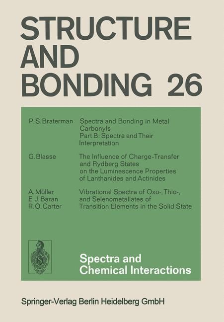 Produktbild: Spectra and Chemical Interactions