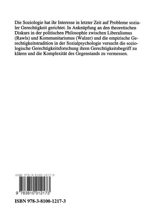 Produktbild: Soziale Ungleichheit und soziale Gerechtigkeit