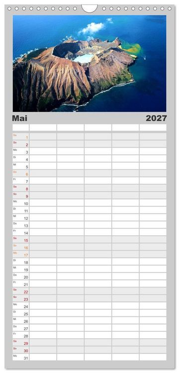 Produktbild: Familienplaner 2027 - Magische Wunderwelten der Natur mit 5 Spalten (Wandkalender, 21 x 45 cm) CALVENDO