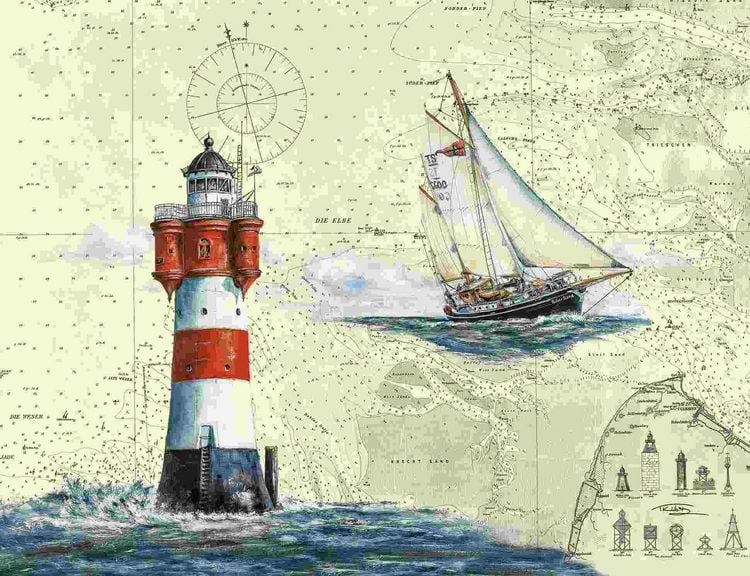 Produktbild: Erwachsenenpuzzle 2000 Teile - Romantischer Leuchtturm
