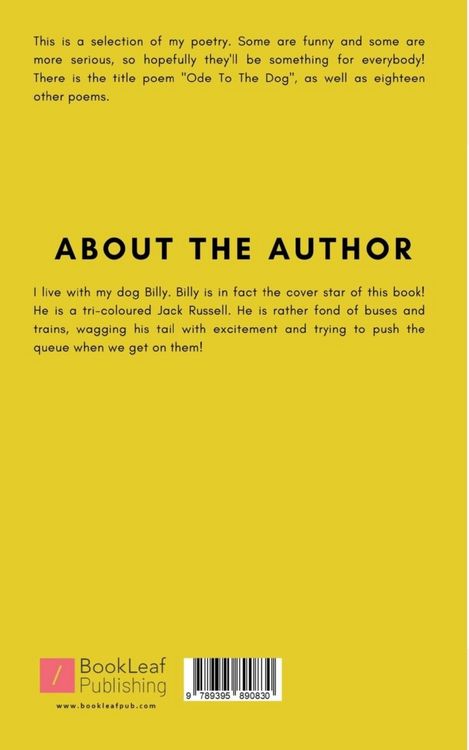 Produktbild: ODE TO THE DOG...and other poems