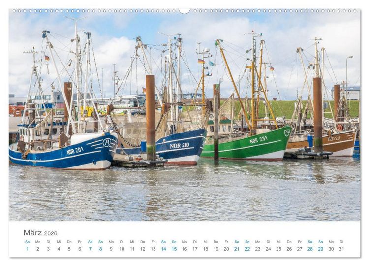 Produktbild: Moin Norden-Norddeich (Wandkalender 2026 DIN A2 quer), CALVENDO Monatskalender