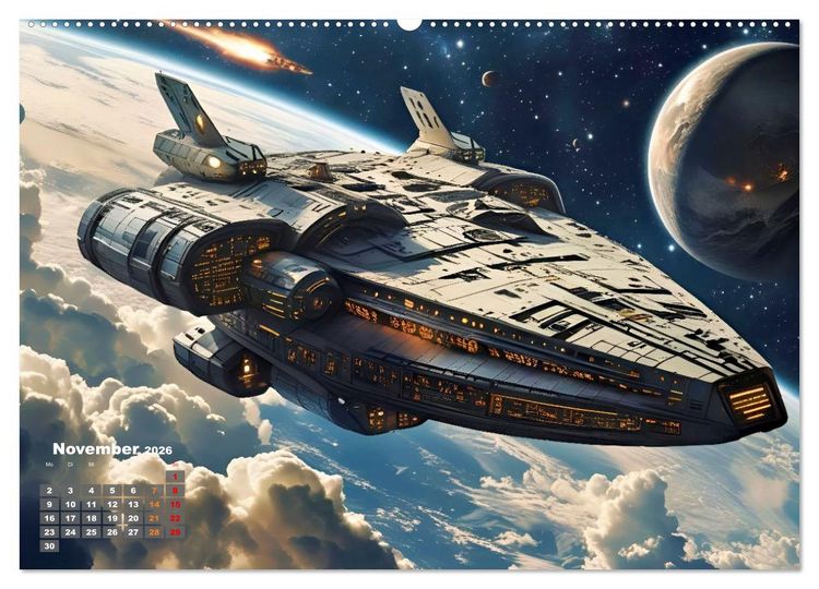 Produktbild: Fantasie und Science Fiction (Wandkalender 2026 DIN A2 quer), CALVENDO Monatskalender