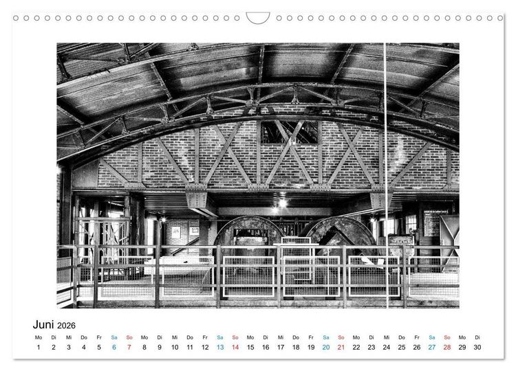 Produktbild: Die gro&szlig;e Stille &ndash; Industriekultur im Revier (Wandkalender 2026 DIN A3 quer), CALVENDO Monatskalender