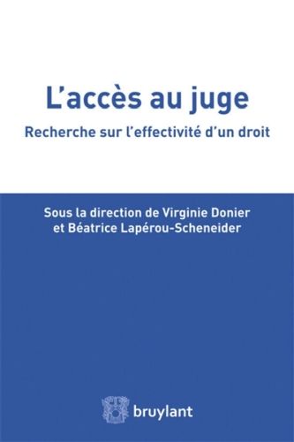 Produktbild: Acces au Juge : Quelles Evolutions?