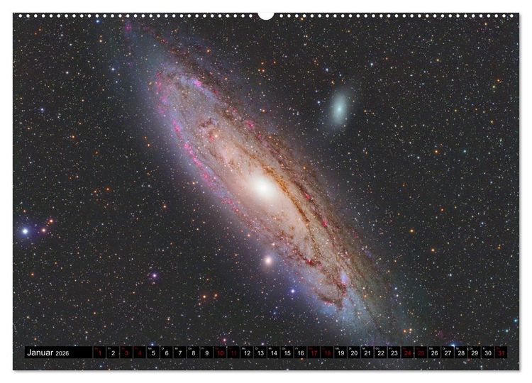 Produktbild: Nachthimmel (hochwertiger Premium Wandkalender 2026 DIN A2 quer), Kunstdruck in Hochglanz
