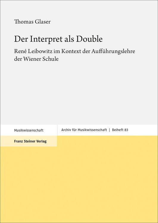 Produktbild: Der Interpret als Double